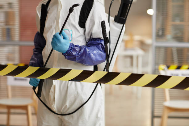 Professional Biohazard Cleanup technician working in Bristol, NH
